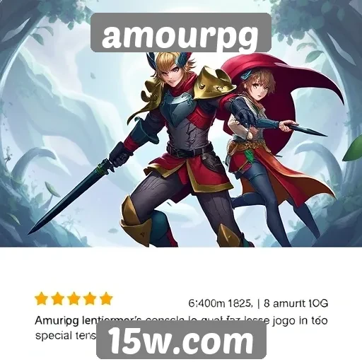 Avaliação de usuários sobre amourpg